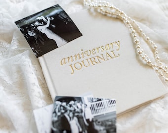 Journal d'anniversaire et cadeau de mariage : coffret cadeau de fiançailles pour la mariée ou les jeunes mariés | Cadeau de Noël de 1er anniversaire de mariage pour une douche nuptiale en couple