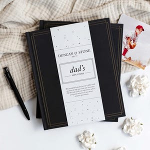 Dad's Life Story Journal: Guided Prompts, Linen Hardcover Memory Book