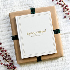 Legacy Journal: Grandparent Journal and Memory Book | Mother's Day Gift for Mom or Wife | New Grandmother Gift | Family Tree Book