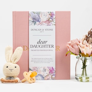 Dear Daughter Baby Scrapbook: Linen Keepsake Album & Prayer Journal