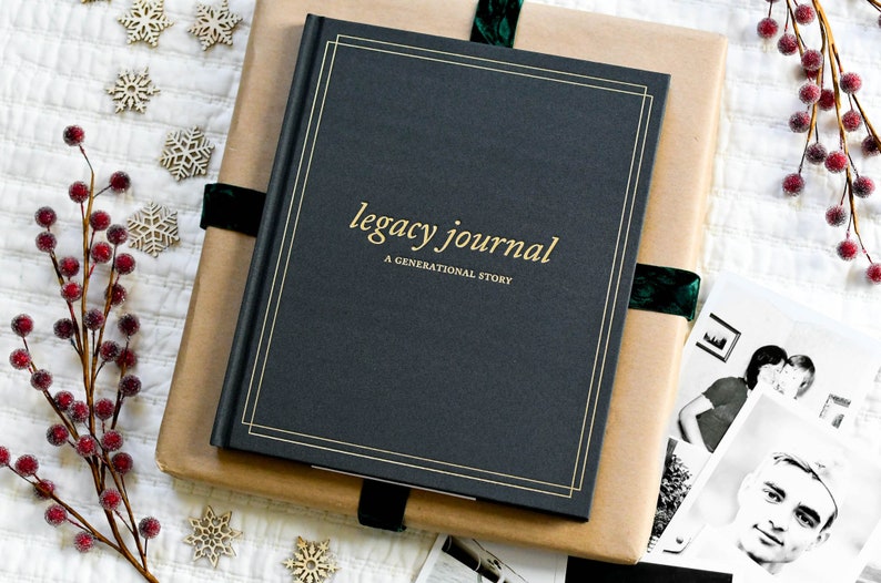 Grandparent Legacy Journal Memory Book: Family Tree Keepsake by Duncan & Stone | Gift for Parents & Grandparents | Nana Scrapbook Album | Perfect for Holidays