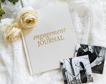 Engagement Journal and Memory Book | Engagement Gift box for Bride | Couples Engagement Party Present & Wedding Planner for Bridal Shower