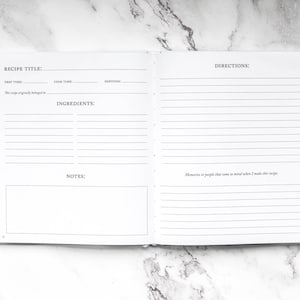 Family Recipe Book & Keepsake Journal by Duncan & Stone | Recipes Binder | Blank Cookbook for Family's Favorite Meal | Gift for Wife, Mom & Grandma | Thoughtful & Meaningful Gift | Recipe Binder Made to Last | Memory Keepsake