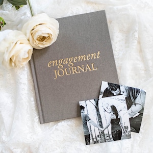 Engagement Journal and Memory Book | Engagement Gift box for Bride | Couples Engagement Party Present & Wedding Planner for Bridal Shower
