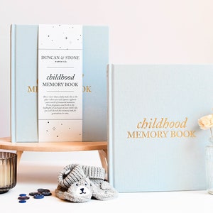 Baby Memory Book for New Mom Gift | Baby Photo Album from Birth-18 | Childhood Keepsake Journal and Scrapbook | Pregnancy & Baby Shower Gift