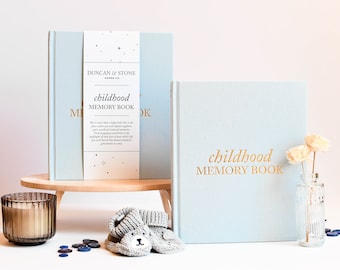 Baby Memory Book for New Mom Gift | Baby Photo Album from Birth-18 | Childhood Keepsake Journal and Scrapbook | Pregnancy & Baby Shower Gift