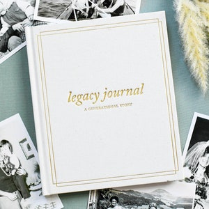 Legacy Journal: Grandparent Journal and Memory Book | Mother's Day Gift for Mom or Wife | New Grandparents Gift | Family Tree Book