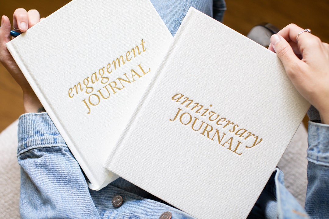 Love Story GIFT SET: Engagement & Anniversary Journal Memory Books ...
