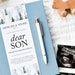 Baby Boy Memory Book and Prayer Journal | New Parent Gift | Keepsake Photo Album and Scrapbook | Gift for New Mom 