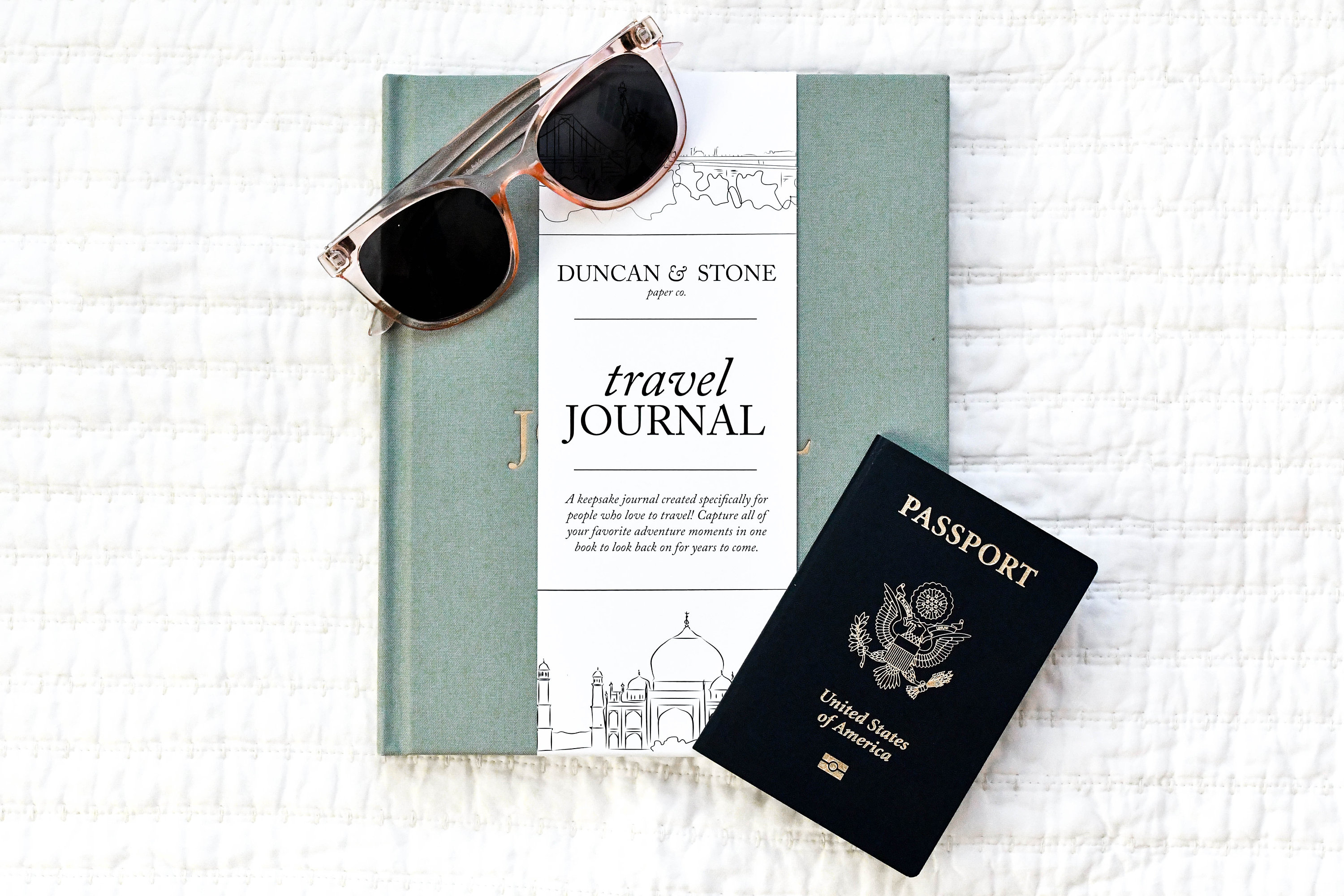 Our Travel Journal, Hardcover Journal Personalized, Travel Journal