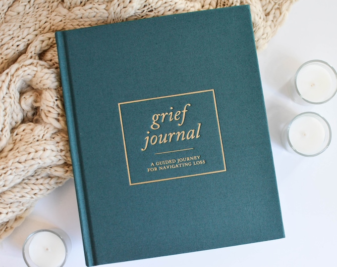 Linen Grief Journal: Hardcover Memory Keepsake for Loss and Rememberance