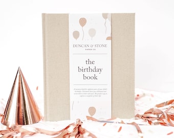 The Birthday Book: Keepsake Photo Album from Birth to Age 18