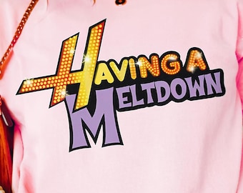 Disney Channel Haben eine Meltdown Hannah Montana Shirt, Vintage 90er Jahre Hannah Montana Logo T-Shirt, Mental Gesundheit Humor Shirt, sarkastisches Meme T-Shirt