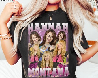Retro Disney Channel Hannah Montana Bootleg Shirt, Hannah Montana T-Shirt, BTW Magic Kingdom Disneyland Familie Geburtstagsgeschenk, Miley Stewart Fan