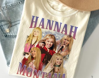 Retro Disney Channel Hannah Montana Bootleg Shirt, Hannah Montana T-Shirt, BTW Magic Kingdom Disneyland Familie Geburtstagsgeschenk, Miley Stewart Fan