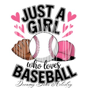 野球が大好きな女の子 PNG、野球スポーツチームデジタルファイル、野球ママ昇華デジタルダウンロード
