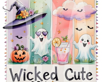 Wicked Cutest 2 PNG | Summerween Witch Design | Halloween Summer Drink