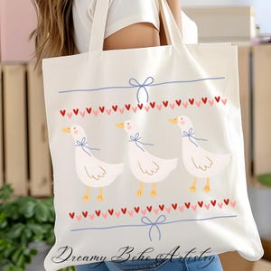 Vintage Blue Ribbon Goose Png, Retro Goose Sublimation, Trendy Cute Goose Png, Cute 1980s Groovy Aesthetic Clipart, Retro Groovy Aesthetic
