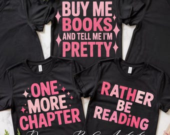 Paquete PNG de citas de Booktok / Cómprame libros / Un capítulo más / Prefiero estar leyendo