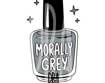 Morally Grey Dark Romance Books | Spicy Nail Polish Book | Bookish Trope Readers | Instant Download