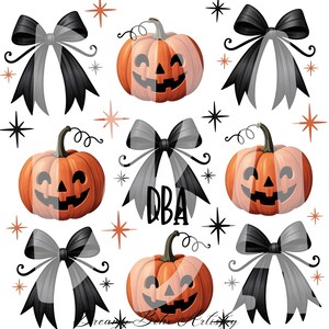 Halloween Jack-o-lantern png, Coquette Bow Halloween png, Halloween png, Spooky Season png, Coquette png, Sublimation png designs