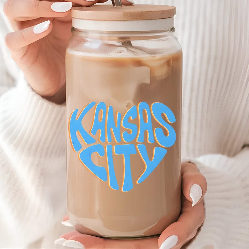 Kansas City Typography heart Shape  Png,heart png,Kansas City Png, design for t-shirt, stickers and more instant download