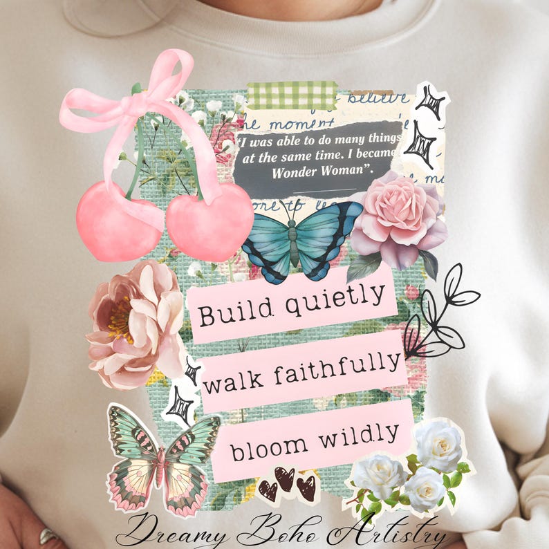 Coquette Affirmation png,Scrapbook png,Collage png,Coquette shirts,Girly sublimation,Trending png design,trendy shirt design,Bow png, messy coquette