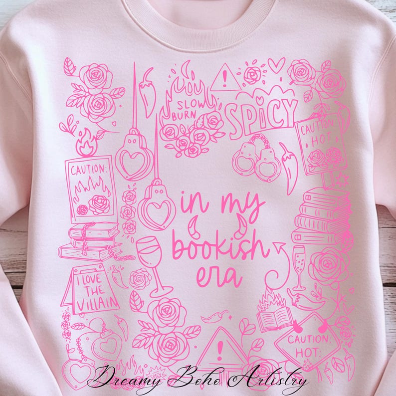 Smut Digital Download PNG,Dirty In My Bookish Era PNG, Spicy Book Png, Bookish Merch, Spicy Booktok, Smut Lover Png, Smut Fan Designs