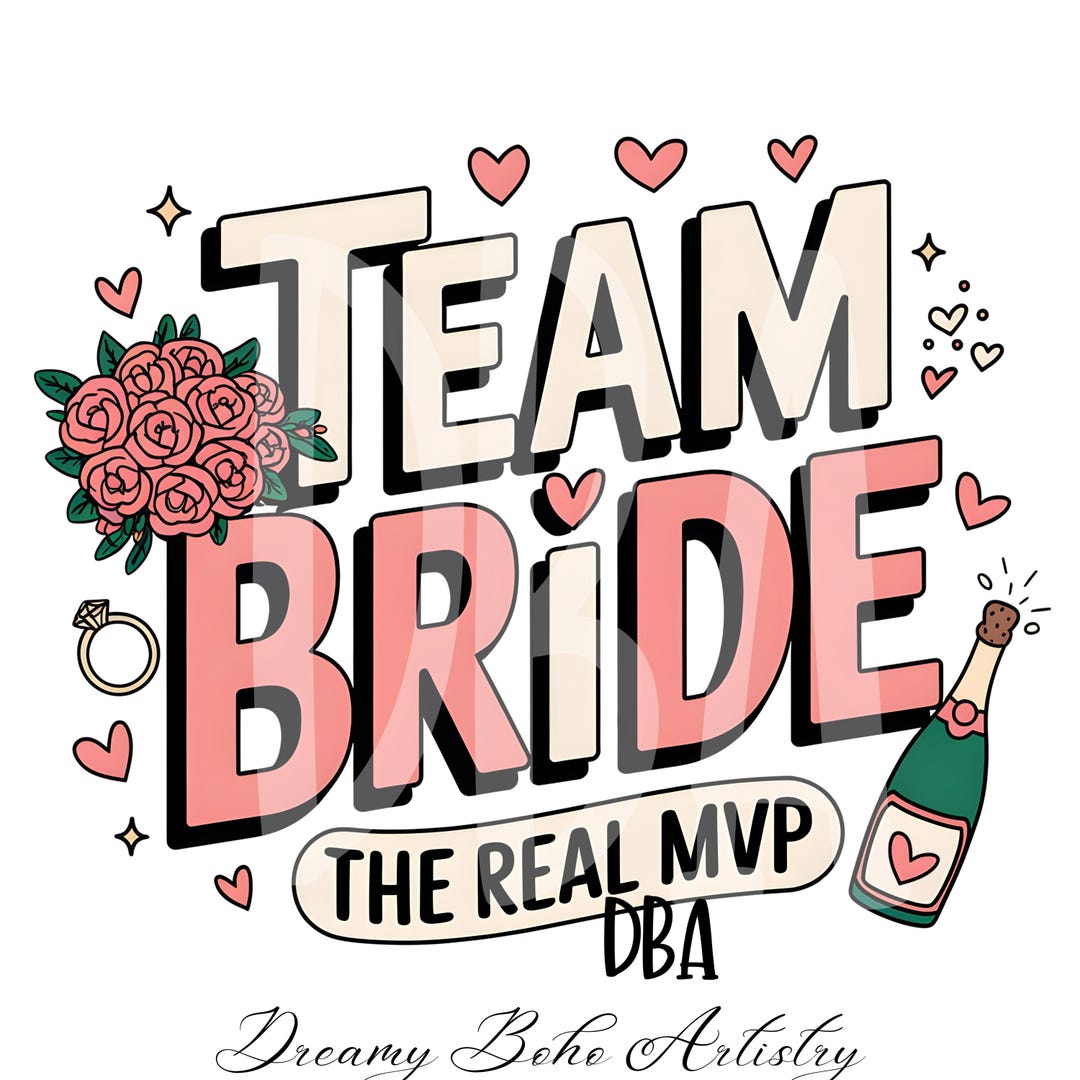 Team Bride PNG | Bachelorette Party Shirt Design | Wedding Squad ...