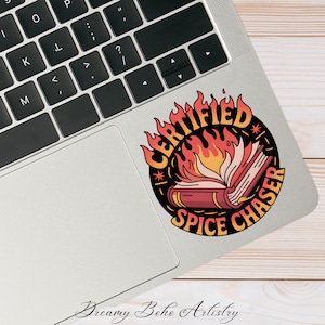 Certified Spice Chaser Bookish Spicy Reader PNG Sublimation Digital File Digital Sticker, Booktok, Smutty Spicy Book, Instant Download
