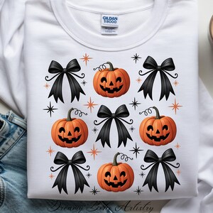 Halloween Jack-o-lantern png, Coquette Bow Halloween png, Halloween png, Spooky Season png, Coquette png, Sublimation png designs