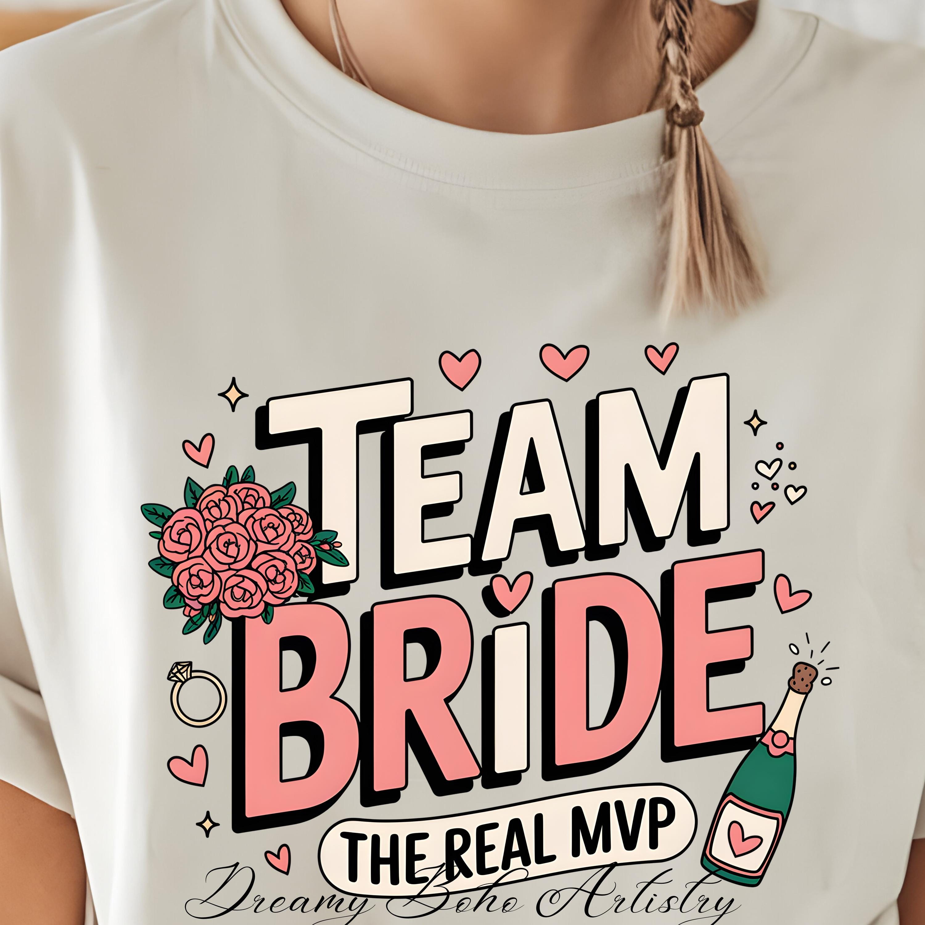 Team Bride PNG | Bachelorette Party Shirt Design | Wedding Squad ...