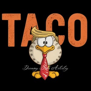 Taco Huhn aus PNG - Lustige politische Satire Clipart - Digitales Design-Let's Go Taco Lustige Subtile FDT Sublimation Sofortiger Download
