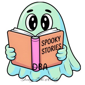 Pastel Ghosts Clipart Bundle, Preppy Ghost Blowing Bubble, Commercial Use, Clipart, Cute Illustrations, Neon, PNG, Instant Download