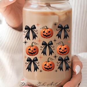 Halloween Jack-o-lantern png, Coquette Bow Halloween png, Halloween png, Spooky Season png, Coquette png, Sublimation png designs