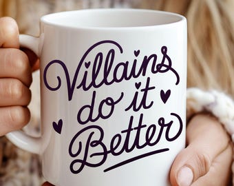 Villains Do It Better PNG | BookTok Villain Lover | Spicy Reader Quote | Trendy Bookish Sublimation
