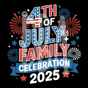Réunion de famille du 4 juillet 2025 PNG, 4 juillet de famille PNG, chemises du 4 juillet, célébration du 4 juillet PNG, réunion de famille d'été Png
