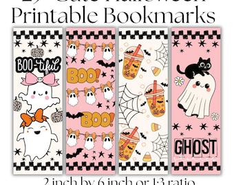 25 zauberhafte Halloween Lesezeichen | Bookish Reader Designs | Digitaler Download