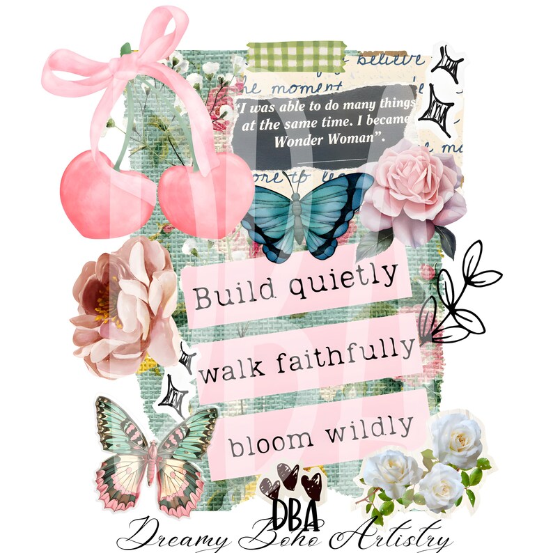 Coquette Affirmation png,Scrapbook png,Collage png,Coquette shirts,Girly sublimation,Trending png design,trendy shirt design,Bow png, messy coquette