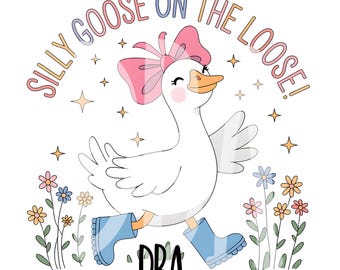 Dummer Gans auf Los PNG | Lustige Tiersublimation | Digitaler Download