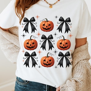 Halloween Jack-o-lantern png, Coquette Bow Halloween png, Halloween png, Spooky Season png, Coquette png, Sublimation png designs