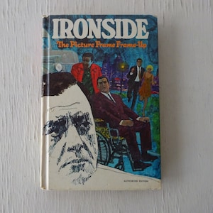 vintage book, Ironside The Picture Frame Frame Up, Whitman 1969, authorized TV, young adult, free shipping, from Diz Has Neat Stuff