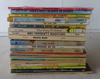 Vintage Scholastic Book Stack, 1960's and 1970's, 10 Soft Covers ...