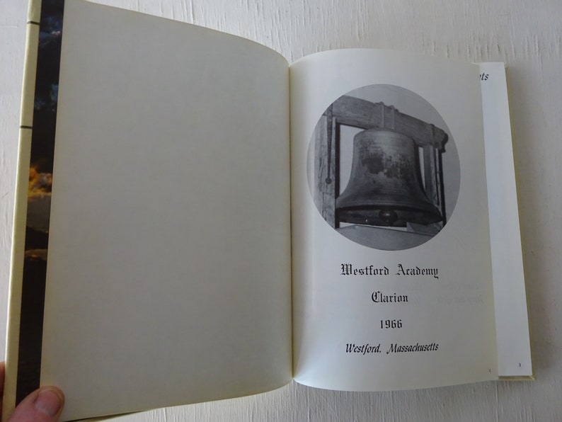 Vintage Yearbook Clarion Westford Academy 1966 Westford Etsy