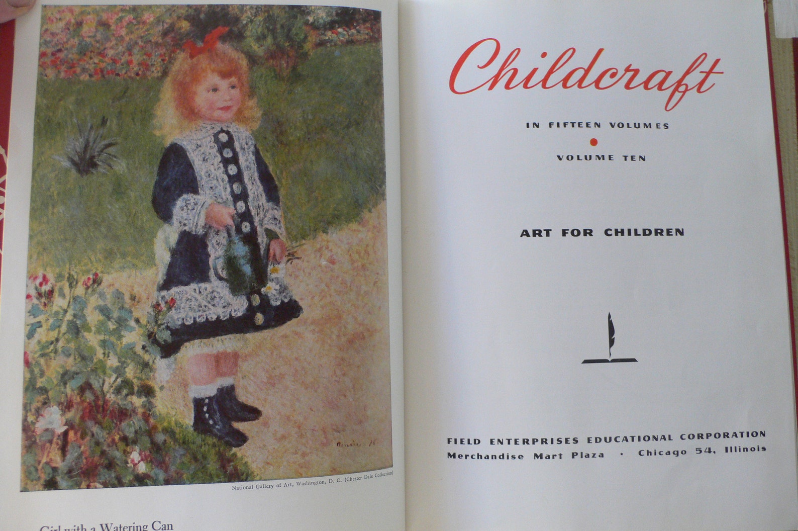Vintage Children's Book Set Childcraft 4 Volumes 1961 Etsy