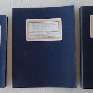 vintage books, Thesis Facsimiles, A. Kneser, G. Wiarda, Paul Rosenthal. University Microfilms, soft covers,1970&#39;s, from Diz Has Neat Stuff