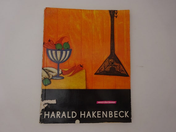 Vintage art book, Harald Hakenbeck, Welt Der Kunst, gallery