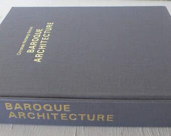 Vintage Baroque Architecture Art Book by Christian Norberg Schulz