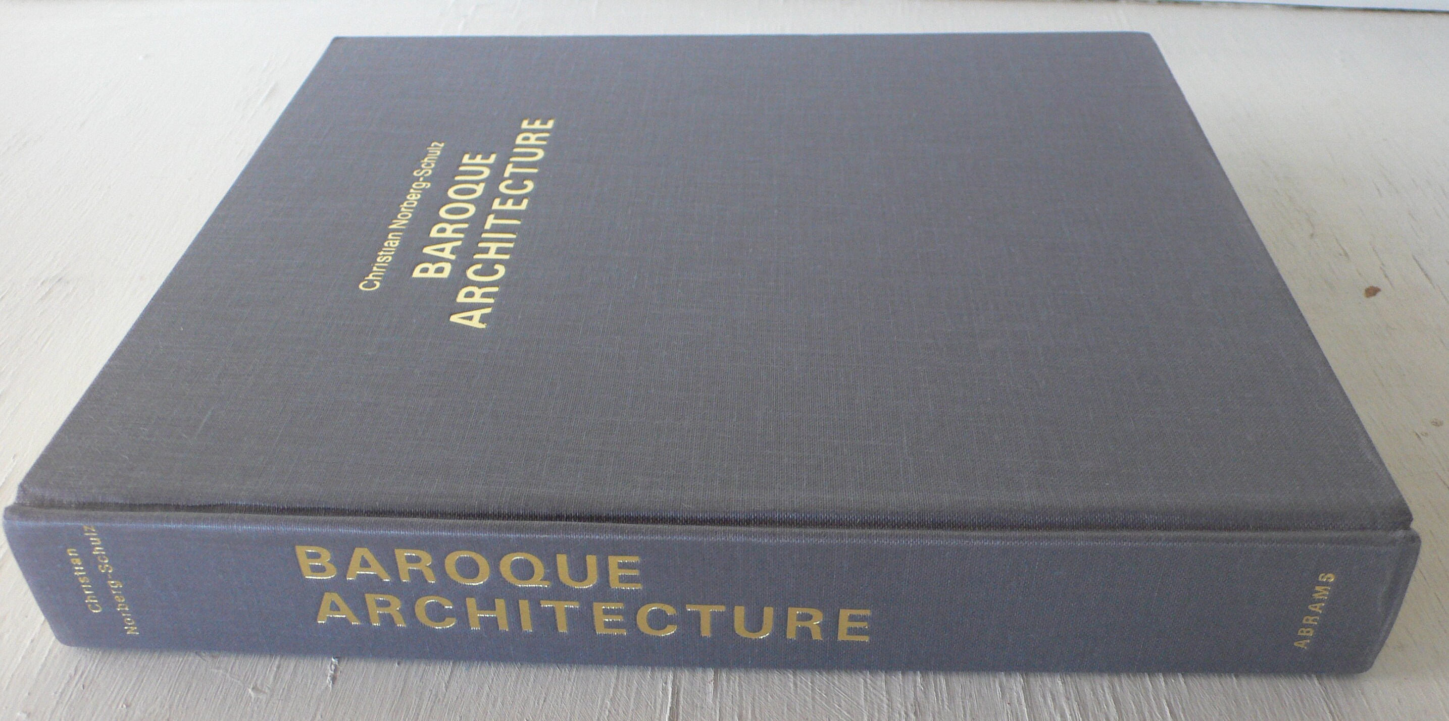 Vintage Baroque Architecture Art Book by Christian Norberg Schulz