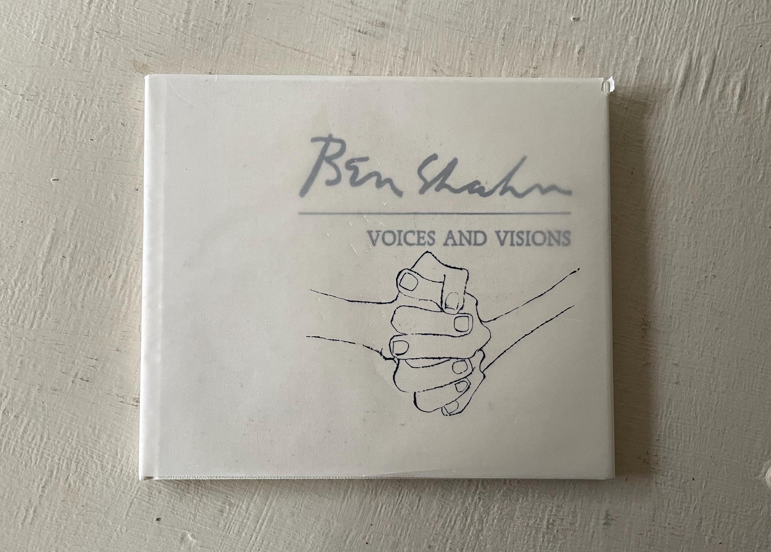 Ben Shahn Voices ＆ Visions Vintage Exhibition Catalog, Ben Shahn Voices and Visions